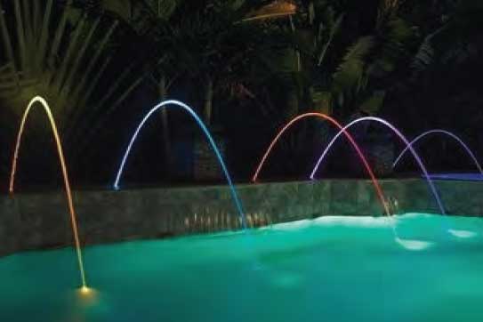 Fountain Lights Pool Features Fountain Lights